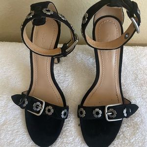 Coach black heels